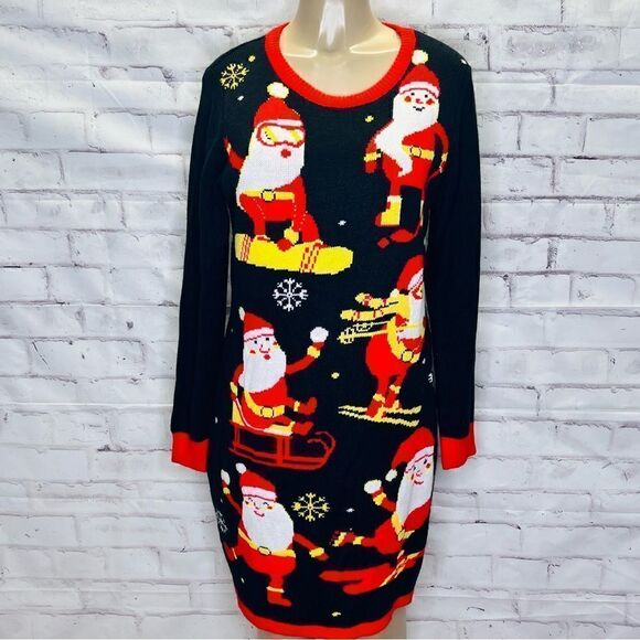Santa sweater dress size XL - Picture 1 of 6